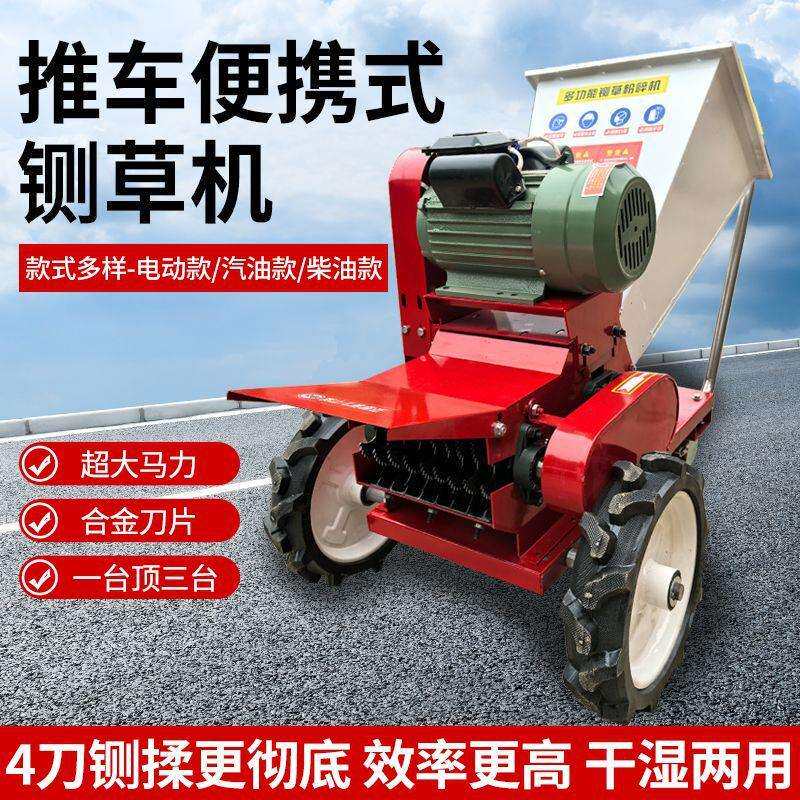 家用便携式移动三轮车电瓶铡草碎草机两用汽油机树枝粉碎机其他