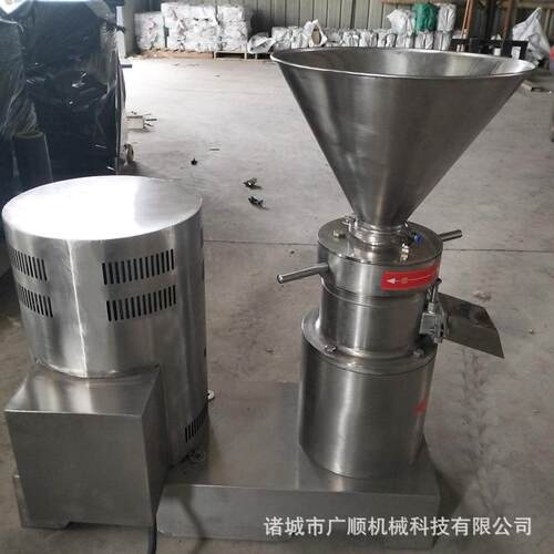 不锈钢食品级分体式立式胶体磨 芝麻番茄花生酱胶体研磨机磨浆机