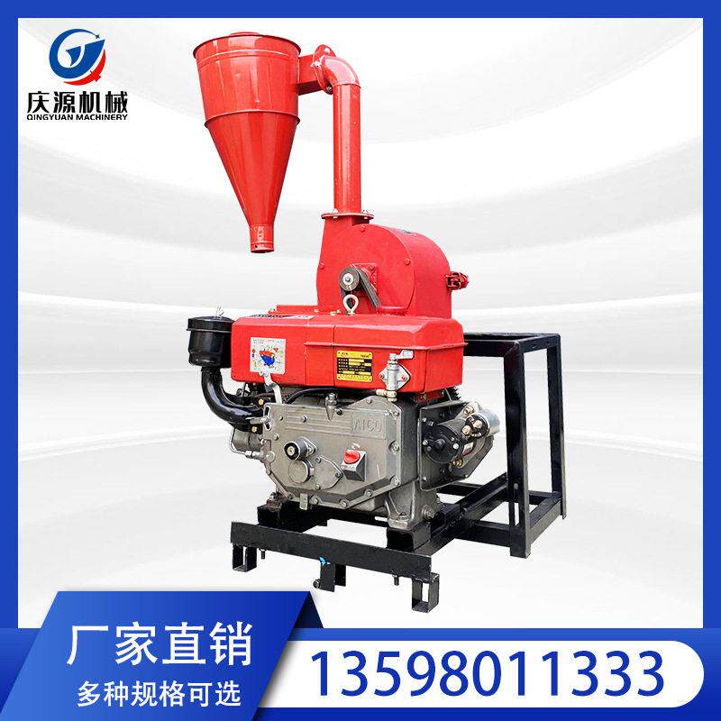 自吸式粉碎机玉米粉碎机畜牧养殖磨粉机大型粉碎打粉机