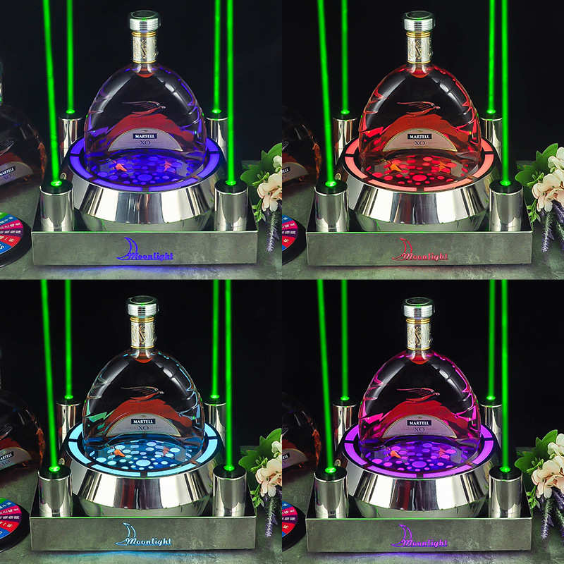 骏捷 发光洋酒座XO香槟红酒葡萄酒架子LED酒吧KTV夜店用品道具