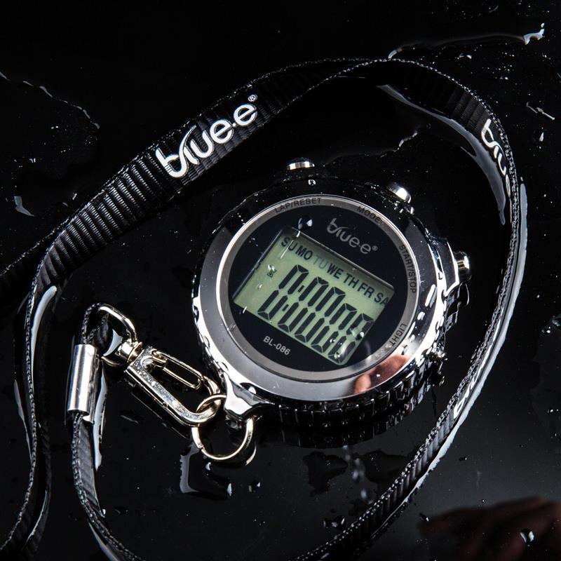 高档金属秒表电子计时器教比赛专用径动训运练裁田判专业健身挂练