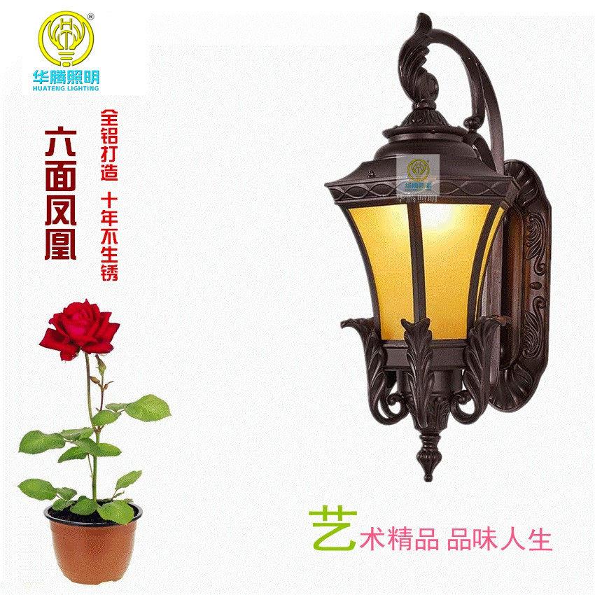厂家直销欧式庭院壁灯复古园林景观灯LED仿古墙壁花园灯具门柱