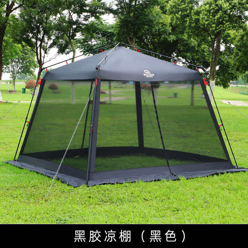 步林GuideSeries户外防蚊虫帐篷半自动速开凉棚天幕防风防紫外线