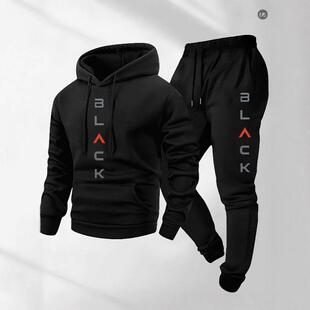 Pants Jacket Trendy Autumn Winter Mens 2-Piece Clothing