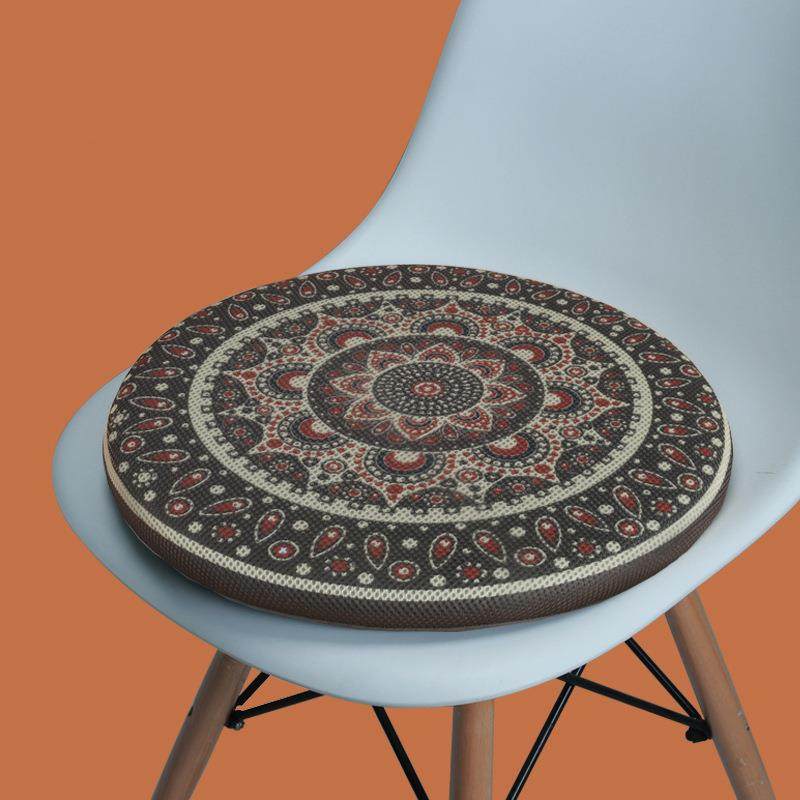 印花记忆棉圆垫藤椅圆凳圆形椅子坐垫加厚阳台圈椅家用垫子飘窗垫,居家布艺,美臀垫/保健坐垫,淘宝优惠券,粉丝福利购,淘宝优惠卷