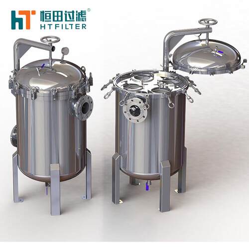 袋式过滤器不锈钢304耐腐蚀耐酸耐碱固液分离多带不锈钢过滤器