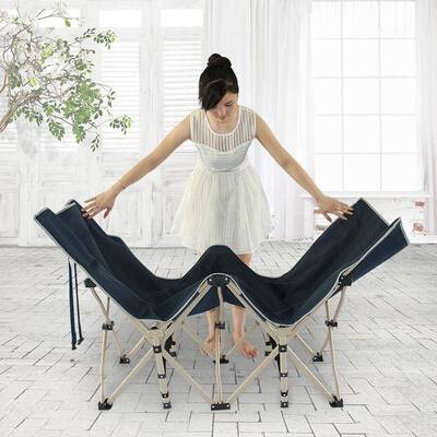 N折床陪护椅办公室午休圆方管加RDB宽厚人十脚5床躺椅简易单便携