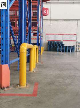 配厂家直销114L型防撞护角仓库车叉间重型架车防护货脚仓储件保护