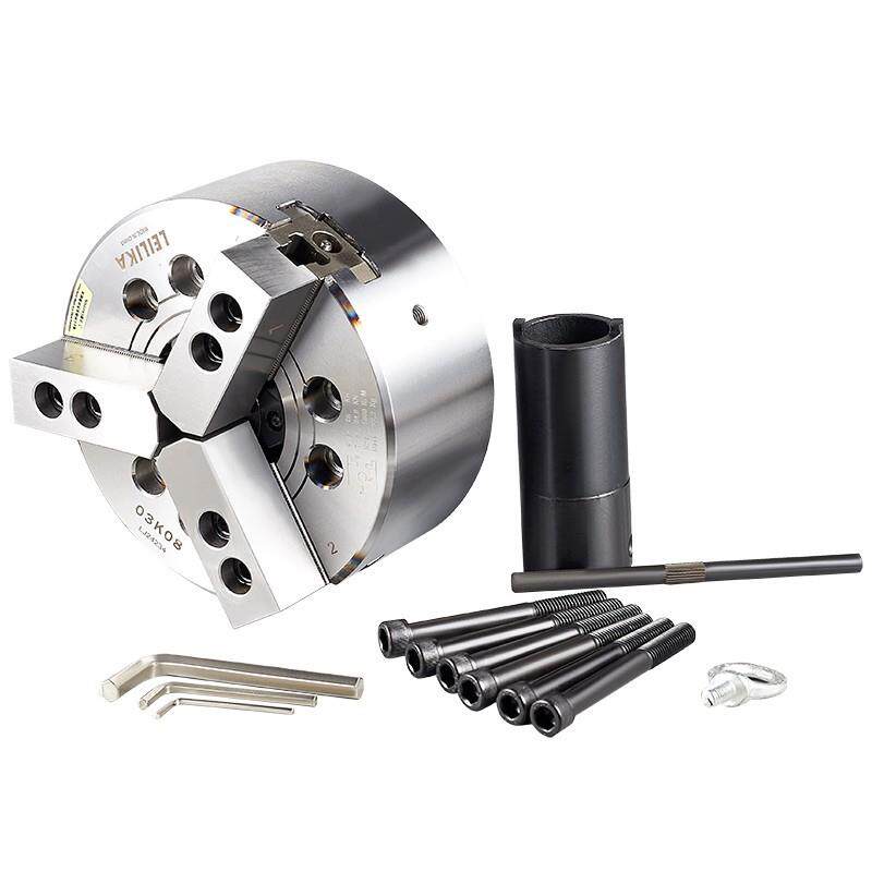 中空液压卡盘10寸（含法兰A8）四爪二爪油压二爪四爪卡盘全钢体