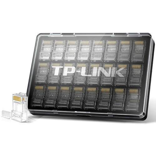 TP-LINK普联 TL-EH602-24 六类非屏蔽网络水晶头24个装