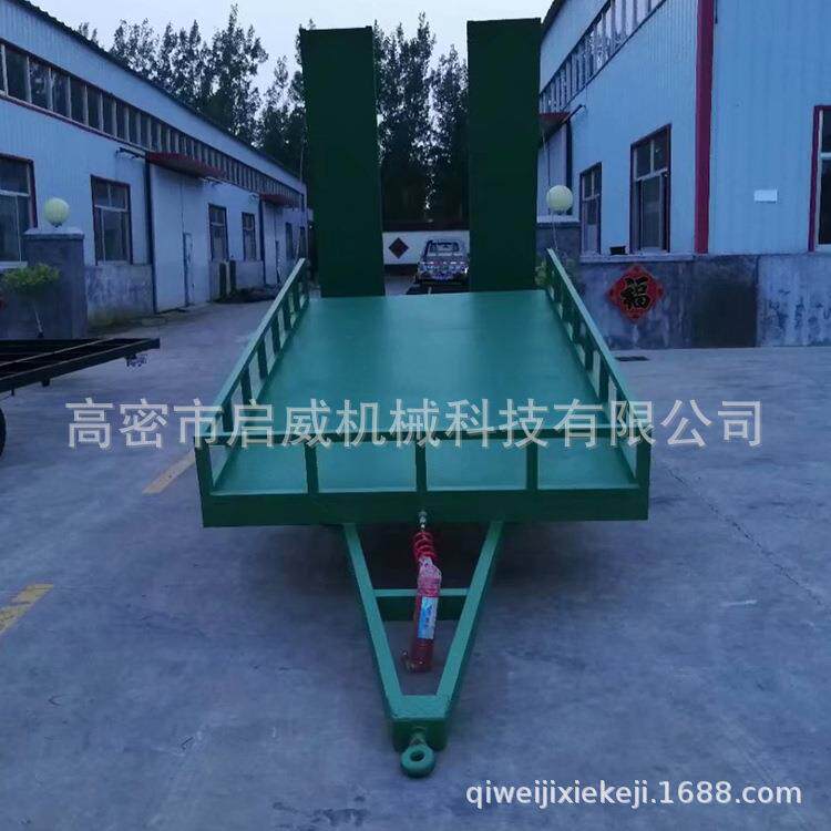 单独爬梯拖车4000*2200无人机运输车拖车特种设备运输车