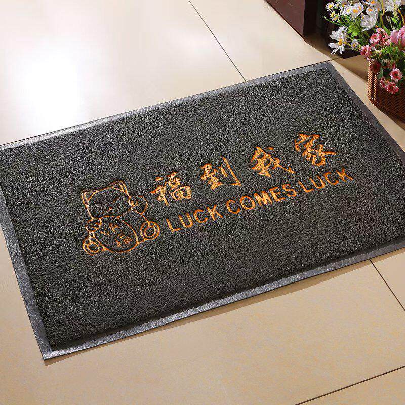 进门地毯地垫入户门垫进门红色喜庆门口门垫家用玄关防滑垫子地毯