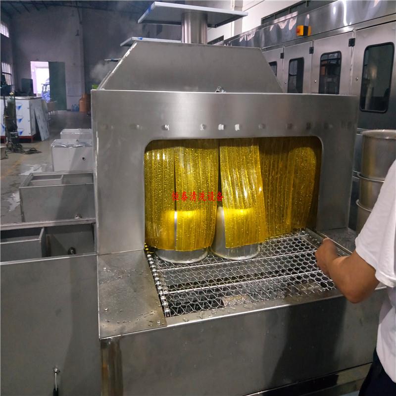 工件业用异油形冲压洗清机 通XDI过式高压喷淋除清洗烘干线