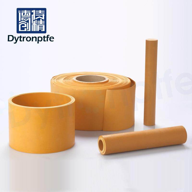 德创 加工PTFE+PI棒材管材 聚酰亚胺PI制品 PTFE填充PI材料零件