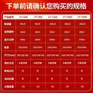 新款直销家用 138L仓库车间抽湿机 立式工业级大功率车库除湿器