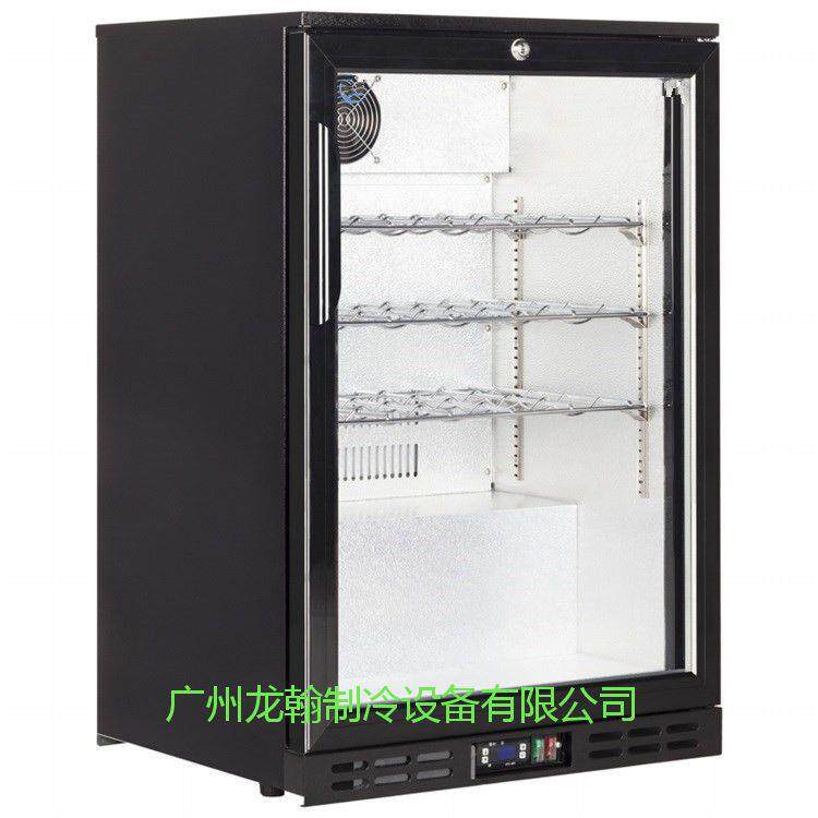 黑色单玻璃门吧台啤酒饮料冷藏展示柜冷柜冰箱