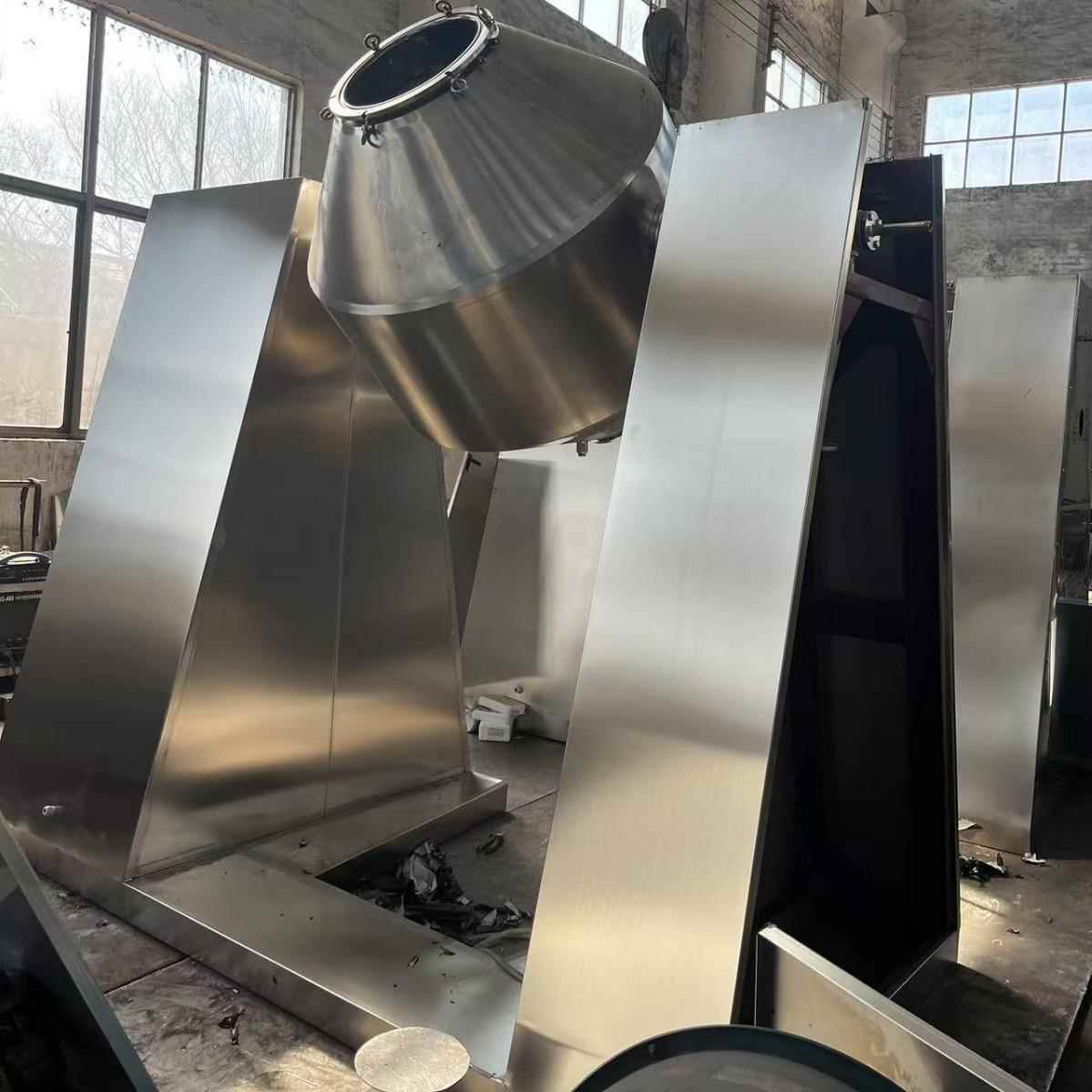 源头厂家定制搪瓷玻璃双锥回转干燥化工食品双锥回转真空干燥机