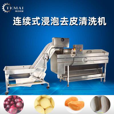 厂家销售清洗去泥机 不锈钢茨菇毛辊清洗机 商用洗魔芋设备