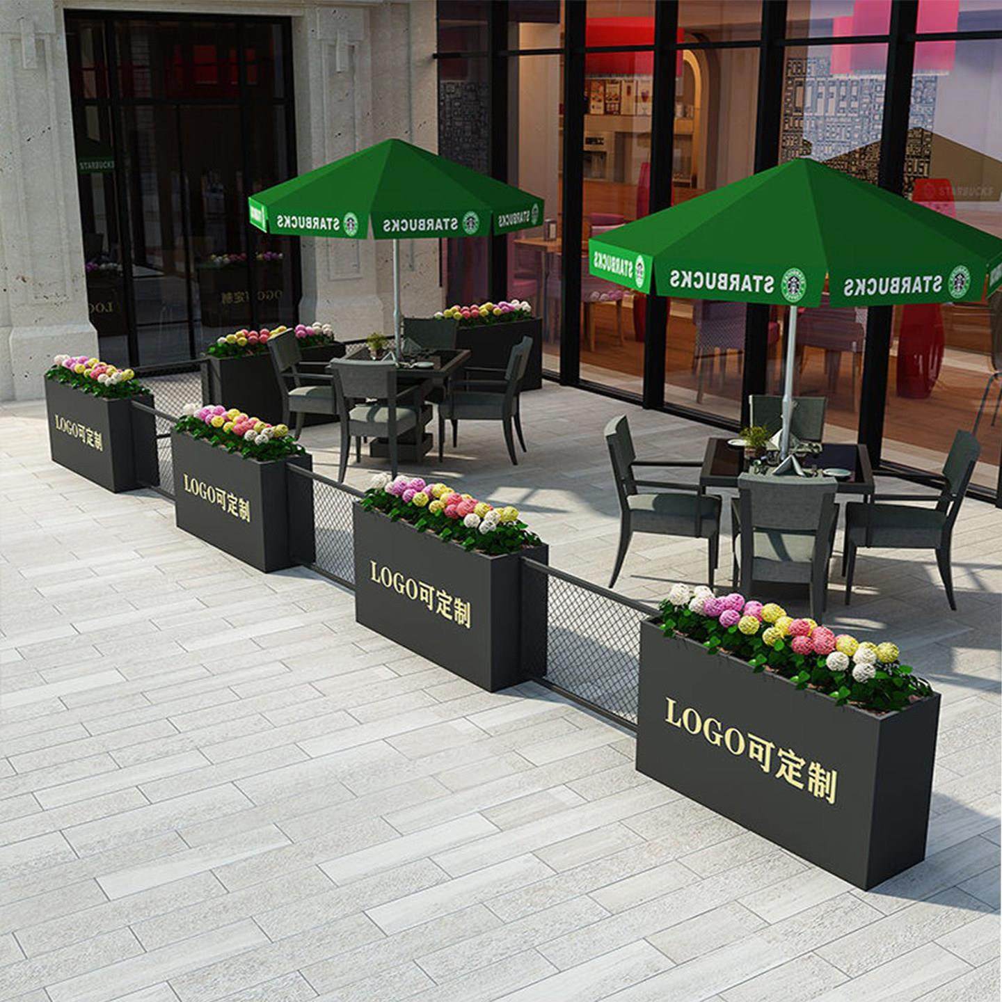 户外不锈钢铁艺花箱组合样品屋展示中心商业街广场花坛隔断围栏花,商业/办公家具,花坛/花箱,淘宝优惠券,粉丝福利购,淘宝优惠卷