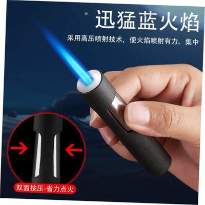 Double sided press lighter inflation windproof direct impact