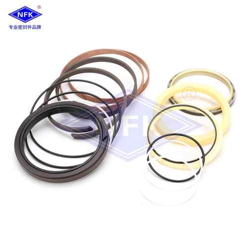 适用于大宇挖掘机配件DH225-7大中臂/铲斗油缸主油封密封修理包