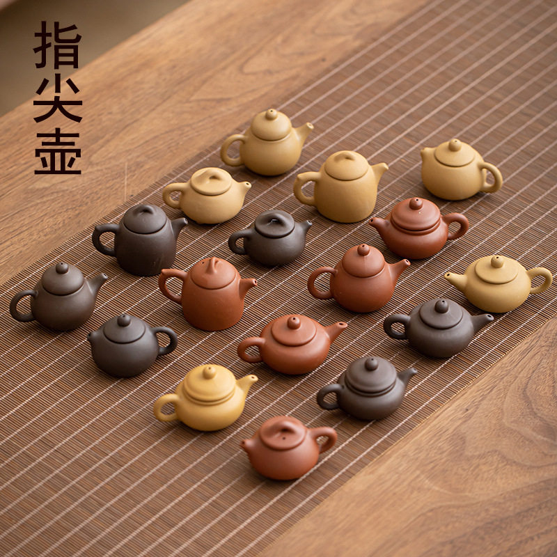 功夫茶紫砂茶壶指尖西施精品茶壶