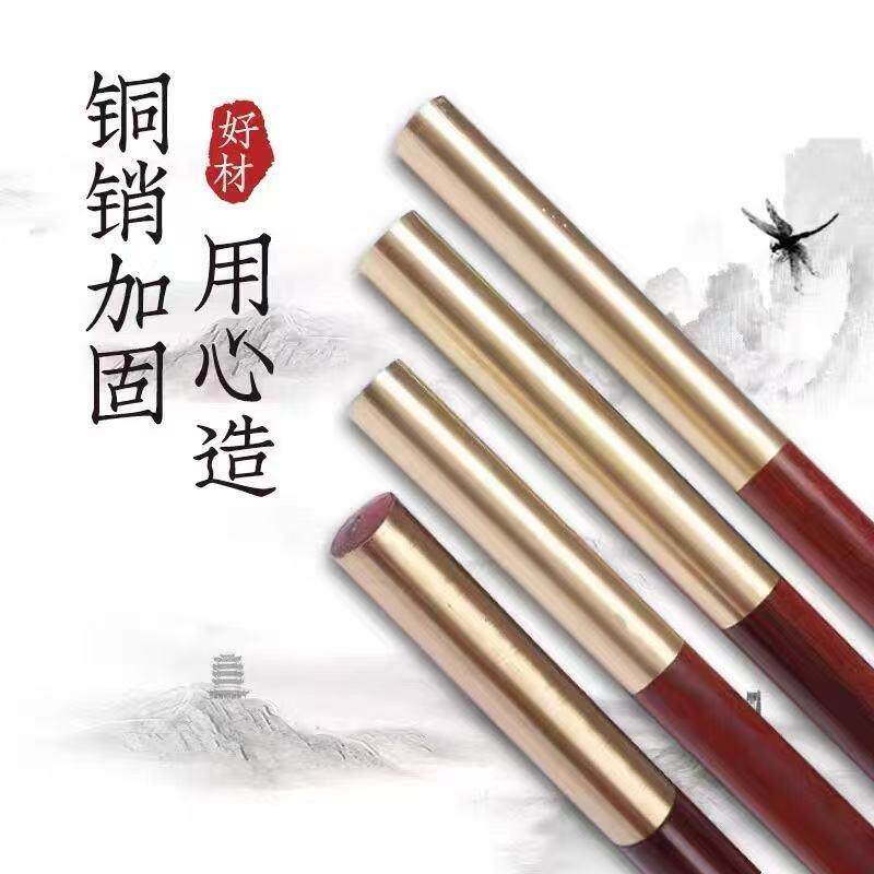 紫檀木武术棍子 金箍棒高密度紫檀木质 1.2米健身棍厂家直供