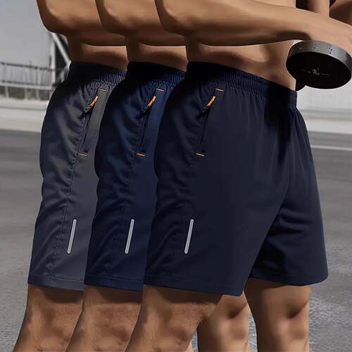 Men 5 dry athletic shorts color breathable pockets favorite