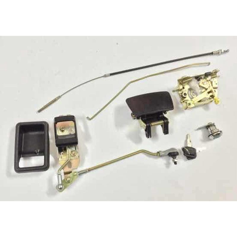 挖掘机配件 日立EX200-5EX120-5驾驶室门锁总成 锁块内拉手外拉手
