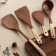 德国木锅铲不粘锅专用铲子乌檀木家用炒菜铲耐高温炒勺木勺饭勺