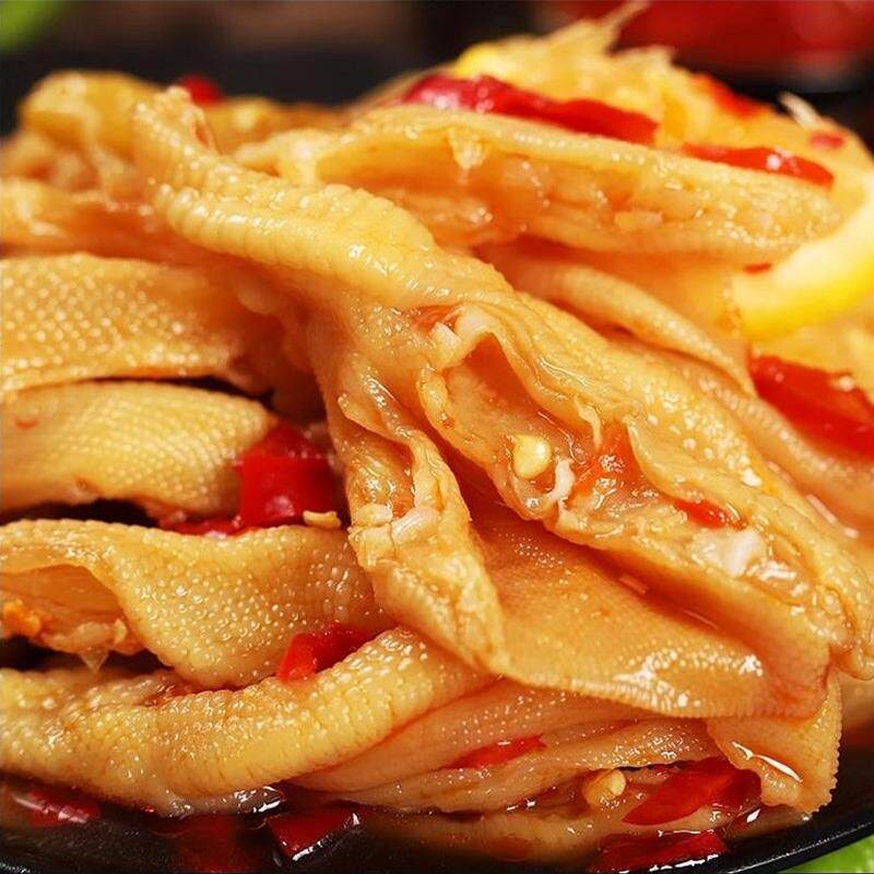 柠檬无骨鸭掌香辣去骨鸭爪袋装鸭脚爆款零食小吃卤味辣味芥末