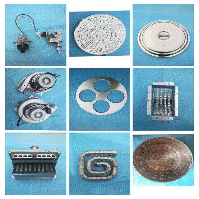 蒸包炉煮面炉商用配件电热燃气款风机开关电热管锅盖型号电子打火