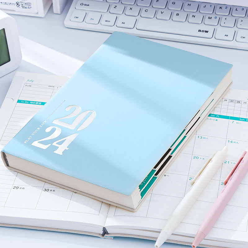 2025日程本周计划日历本效率手册龙年一日一页2024年笔记本记事每
