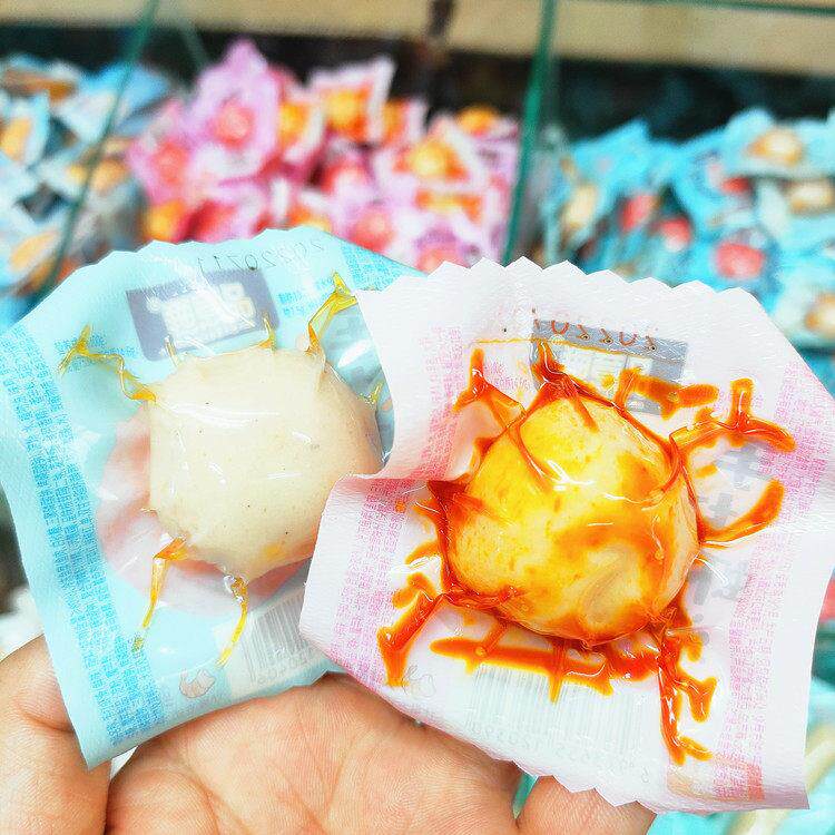 即食品意鲜手打虾滑鲜味火锅味大连特产虾零食独立小包装鱼丸虾丸