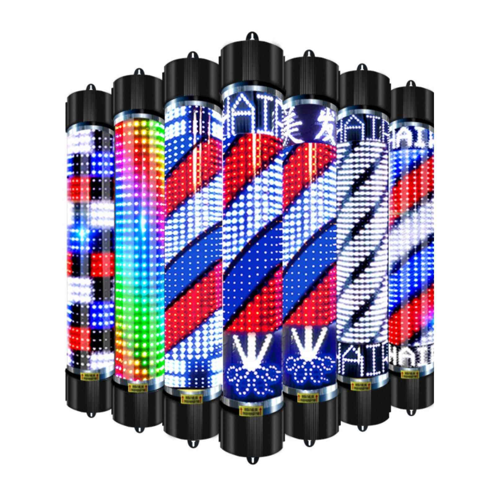 美发转E灯理发厂店D电子加亮L发廊户外复古无品牌/简半圆挂墙防水