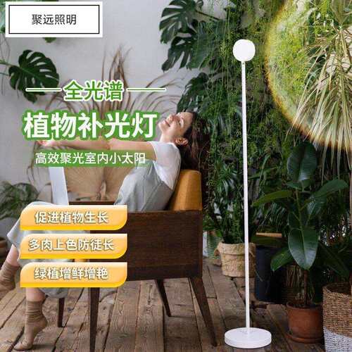 全光谱植物补光灯室内小太阳精致落地款仿太阳光植物生长灯氛围灯