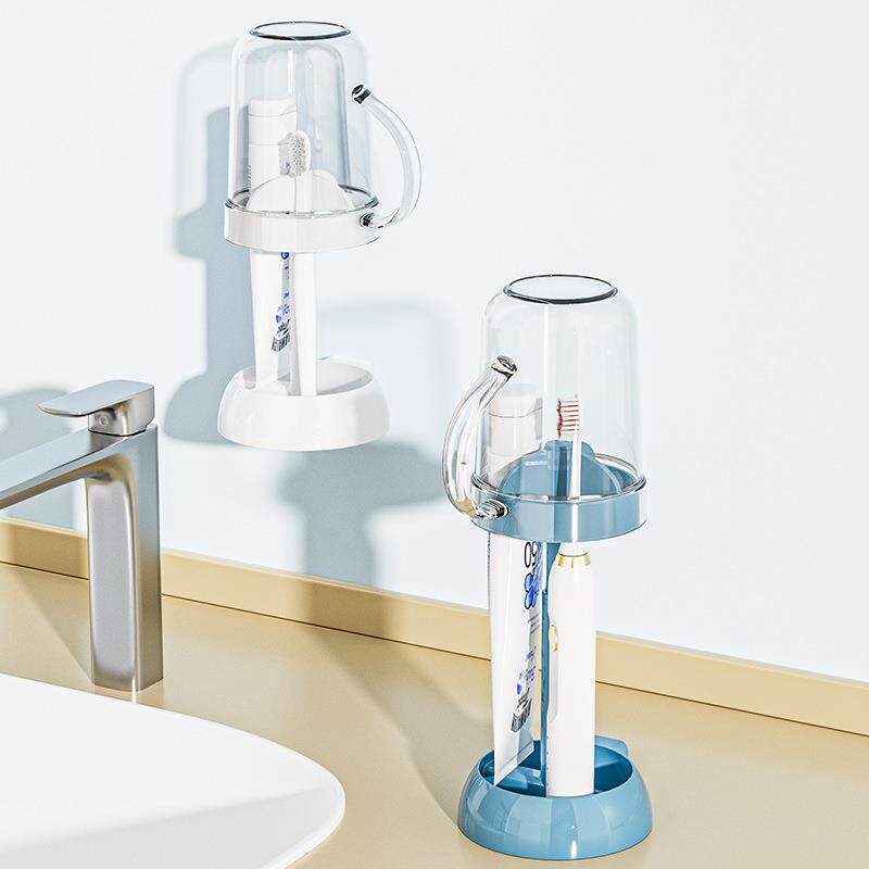 漱口杯刷牙杯收纳盒洗漱杯子壁挂电动牙刷杯牙缸学生宿舍套装用品