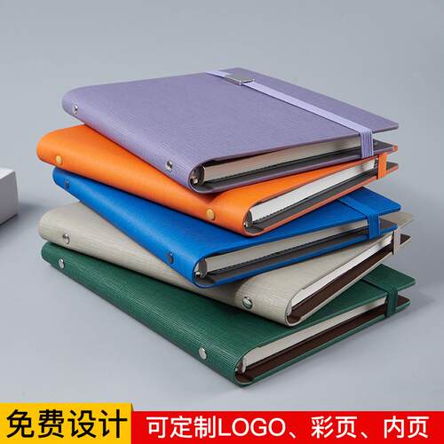 A5笔记本商务高颜值本子礼盒套装封面皮质日记本记事本文具