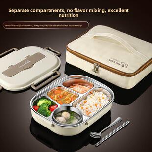 lunch box tableware bento insulation compartments饭盒保温盒