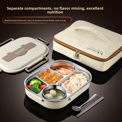 lunch box tableware bento insulation compartments饭盒保温盒