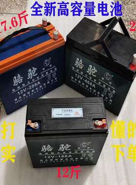 12伏干电瓶免维护大容量夜市摆摊照明石墨烯太阳能铅酸电瓶