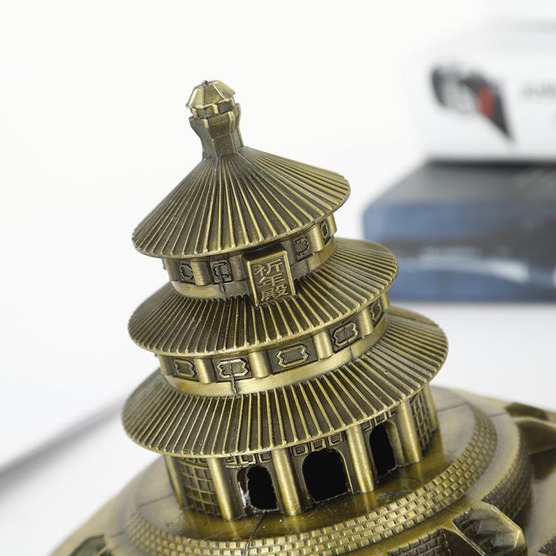新品 天坛模型古建筑 祈年殿 北京特色旅游纪念品 新中式古典摆件