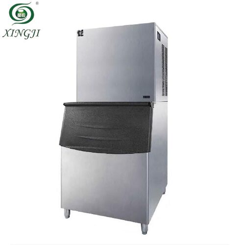 星XJ-1000A商用全自动制冰机酒吧奶茶店KTV全自动方块冰机445kg
