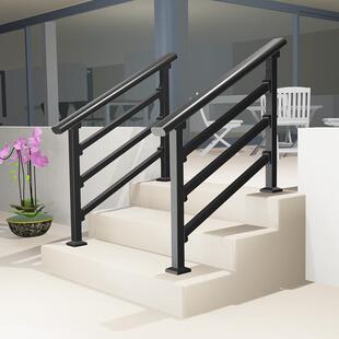 老人门阶楼梯扶手护栏栏杆锻铁家庭农村户外自装室外庭院院子