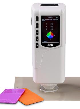 3nh便携式色差仪NR10QC 皮革纺织品色彩分析仪颜料油漆色彩色差计