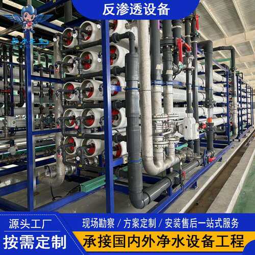 全自动节能反渗透ro机酒店学校直饮/温室灌溉水质净化设备
