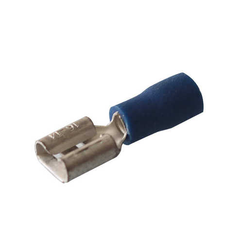 FDD1.25-250插拔式母预绝缘端子FDD5.5-250铜线耳6.3插簧冷压端头