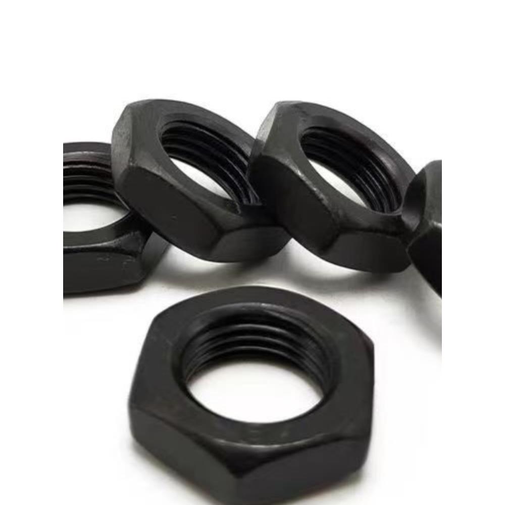 8.8级GB6173外六角细牙锁紧薄扁螺母帽M12M14M16M18M20M22M24M64