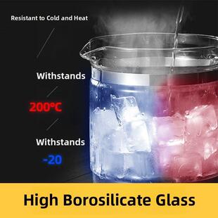 适配小浣熊养生壶XH-810A HM-820A H17 配件单壶加厚玻璃壶体壶身