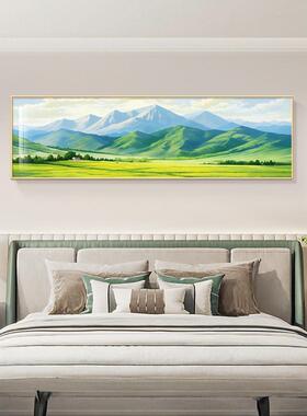 背有靠山客厅挂画北欧沙发背景墙装饰画现代简约卧室床头风景壁画